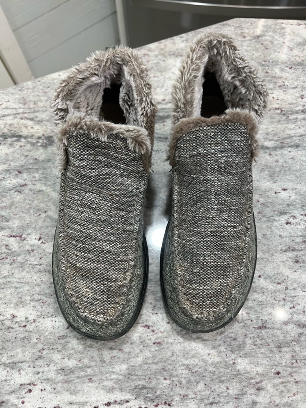 Hey Dude Cozy Slip-On Women’s Bootie in Gray